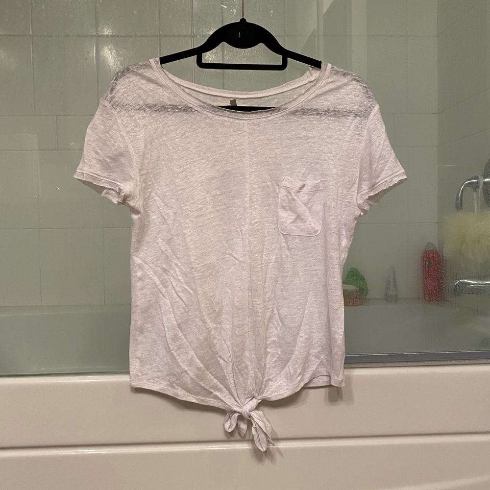 7 for all mankind linen tee - XS